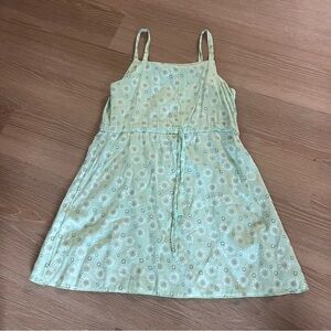 Francesca’s mint floral adjustable waist dress